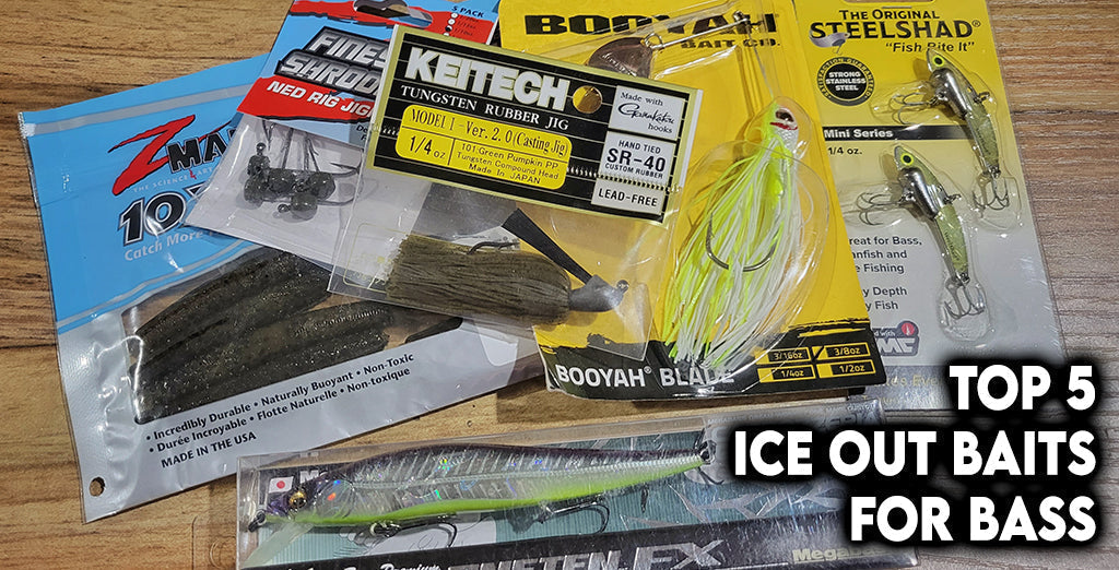 bass ice fishing lures THKFISH Lure Set Gear Tackle Supplies For Sale Ice-Out Techniques for Largemouth Bass