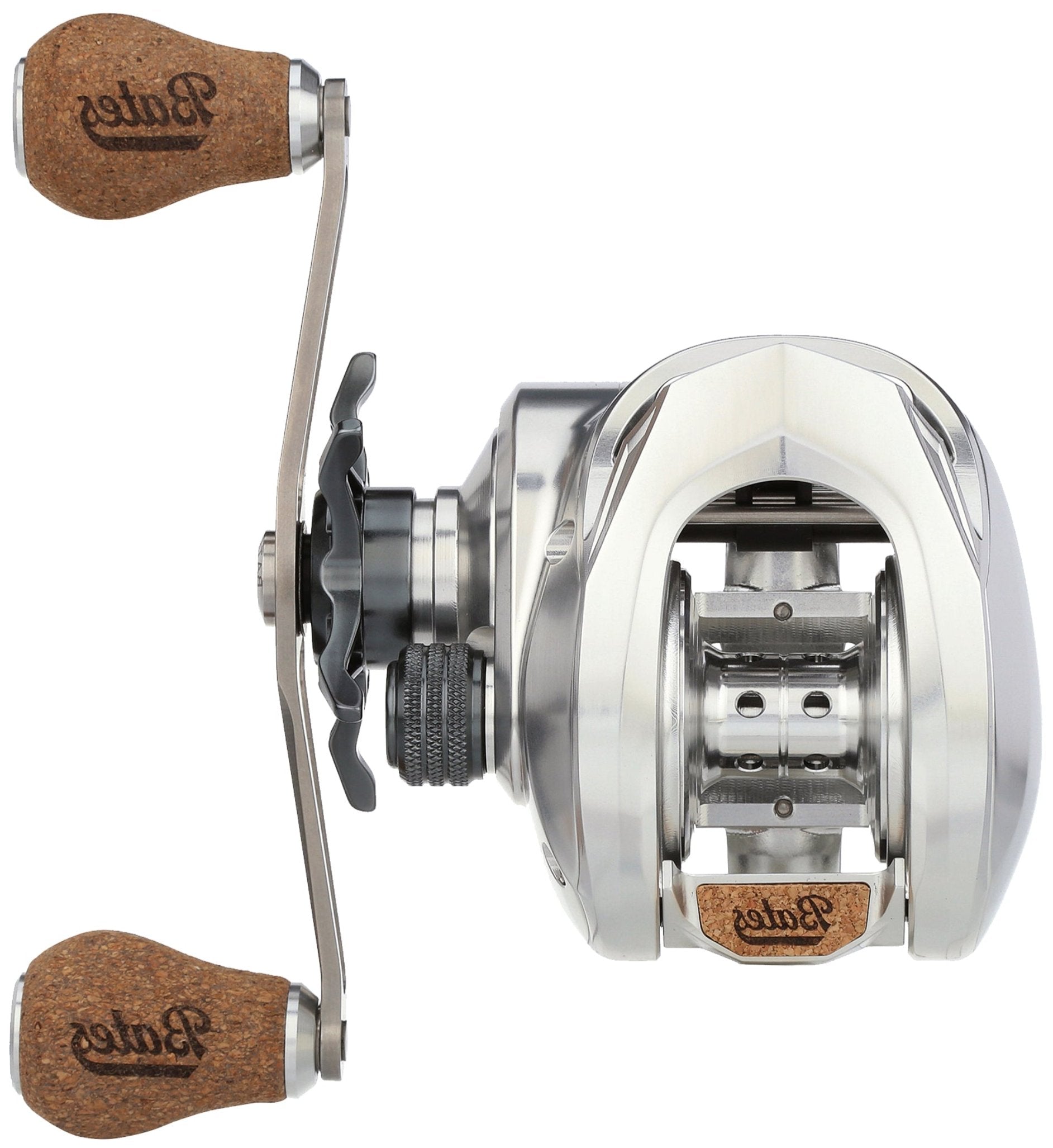 baitcaster reel with crank on left hand Bates Fishing Co. The GOAT 150 Casting Reel