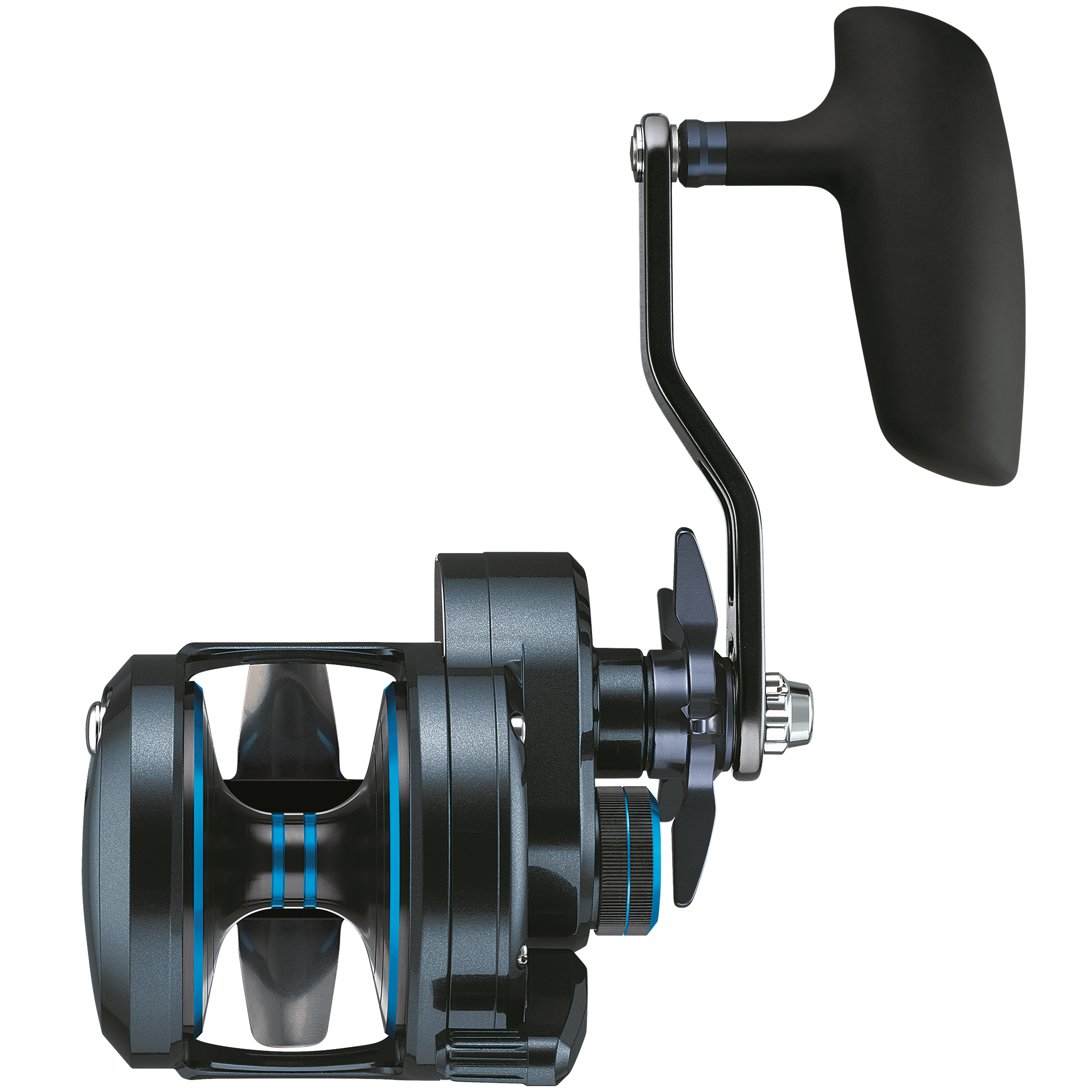 daiwa saltist 35bg SALTIGA 35H (Right) 2025 Conventional Reel Japan Model bar handle for additional fighting leverage when winching tough reef fish out of their lairs. Saltiga 35H Single Speed Lever