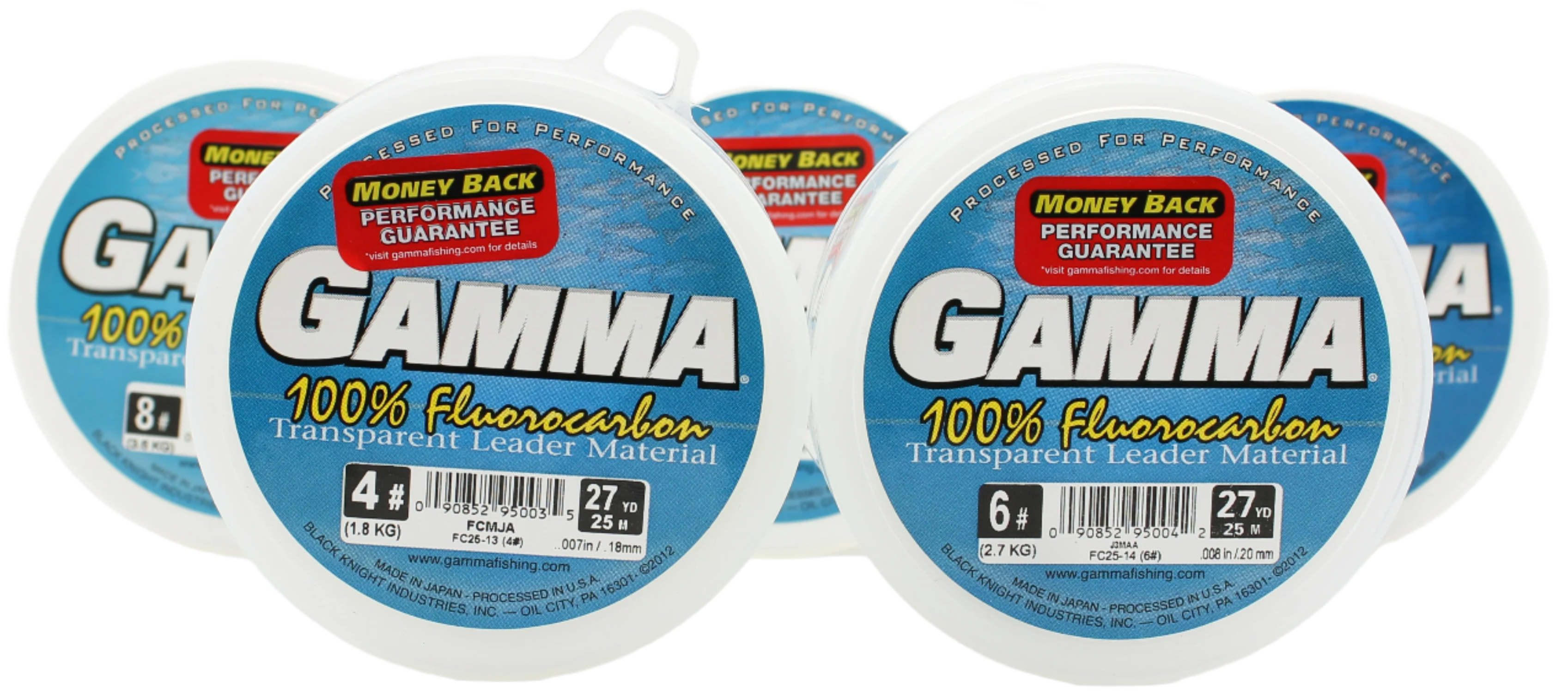GAMMA 100% Fluorocarbon Transparent Leader Material