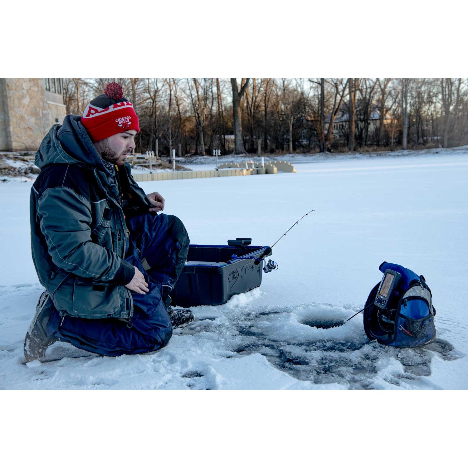 Ketch Dead Stick Spoon - Ice Fishing Rod Holder Ketch Dead Stick Spoon - Ice Fishing Rod Holder