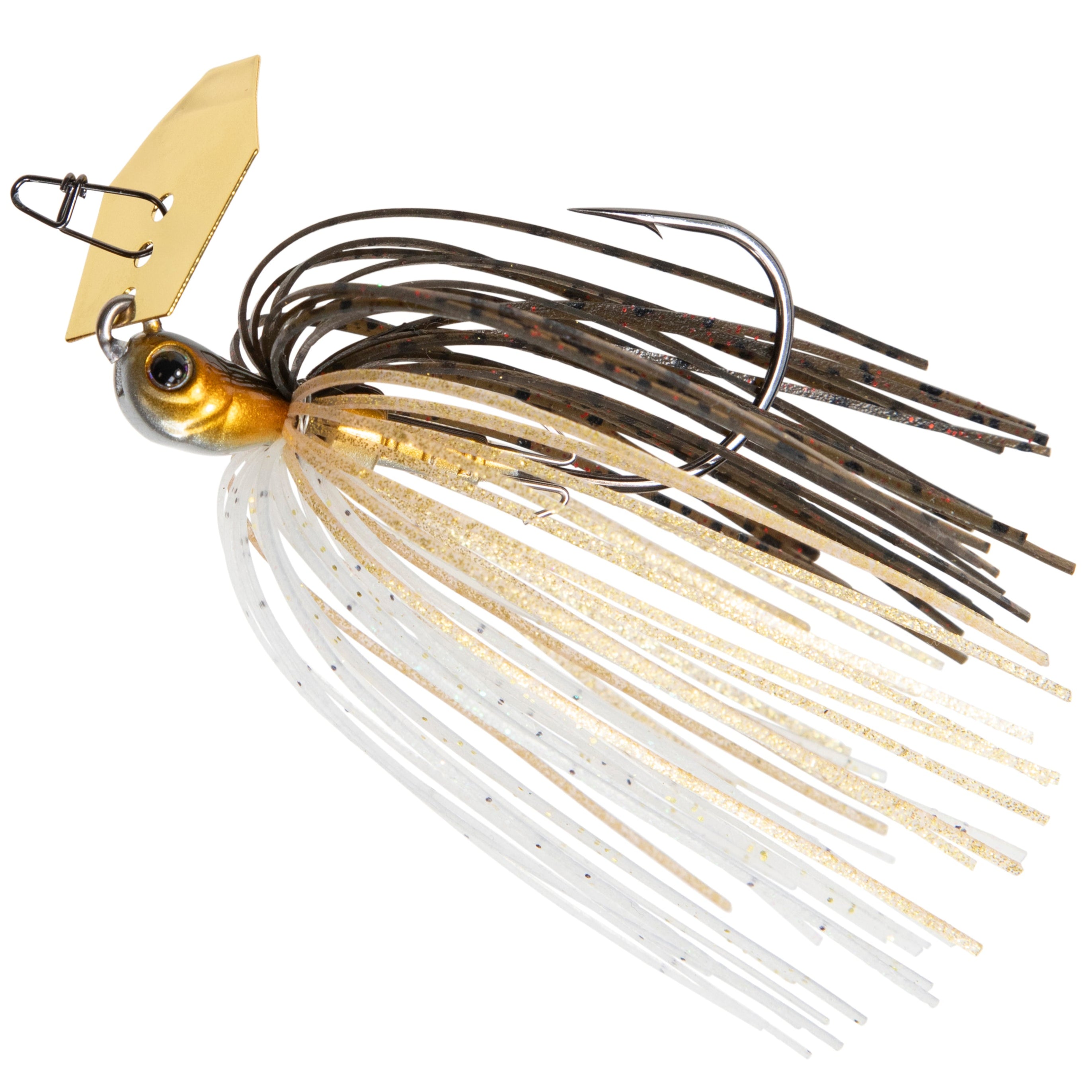 chatterbait fishing lures Z-Man Jackhammer Baby Jack Chatterbait, 1/4oz. / Golden Shiner
