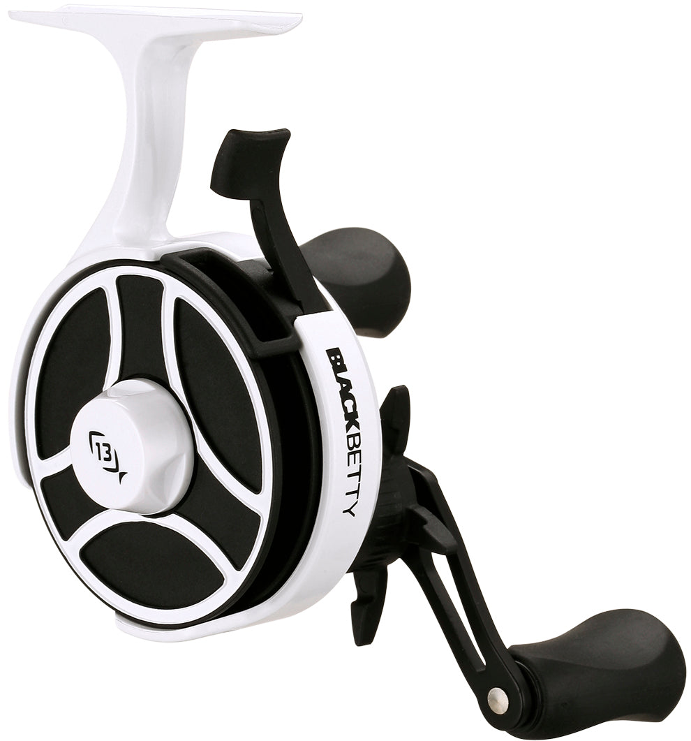 13 Fishing Black Betty Free Fall Ghost Ice Reel (2.5:1 / Left)