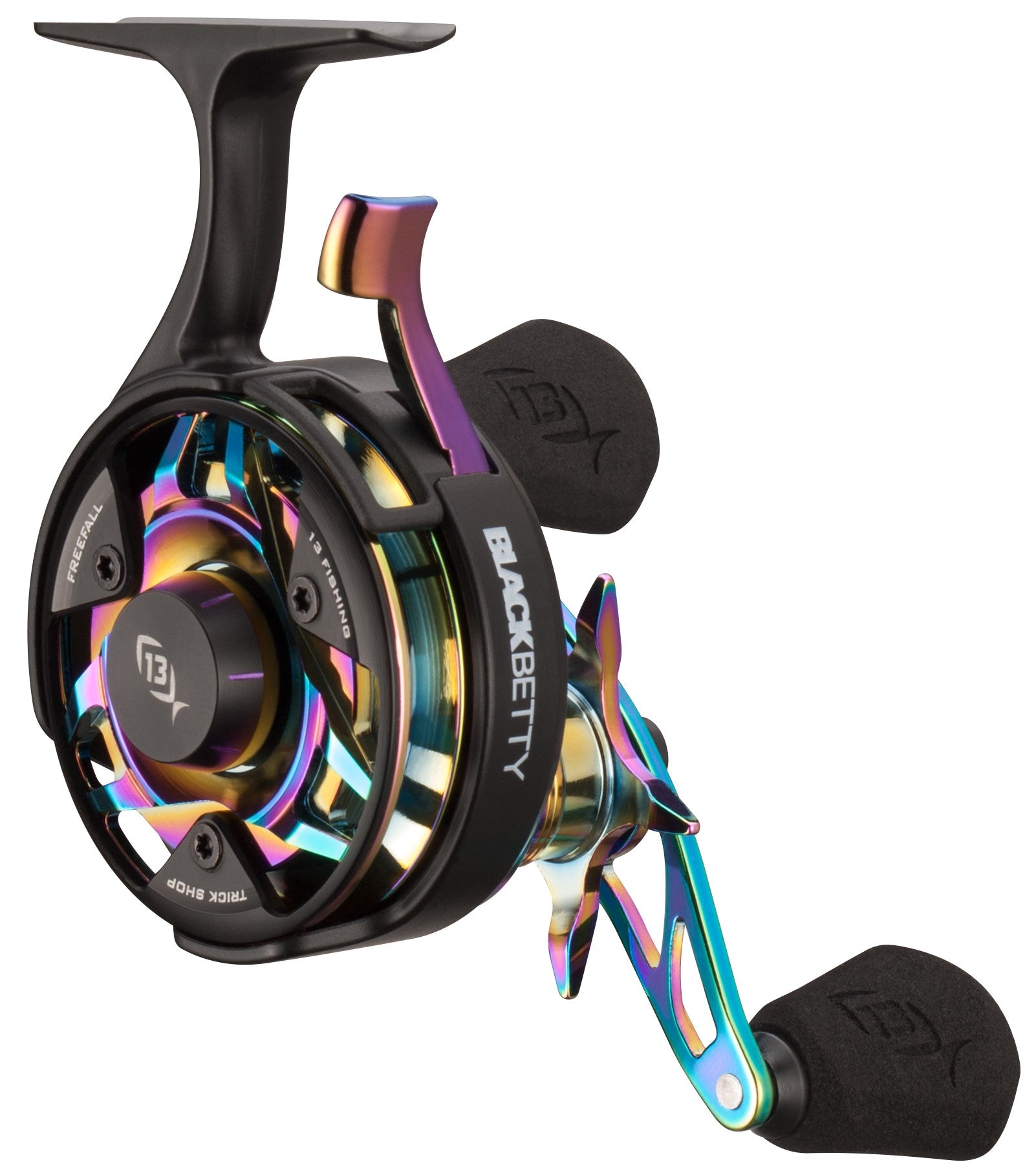 13 Fishing FreeFall Carbon - Inline Ice Fishing Reel - Trick Shop Edition 13 Fishing FreeFall Carbon - Inline Ice Fishing Reel - Trick Shop Edition