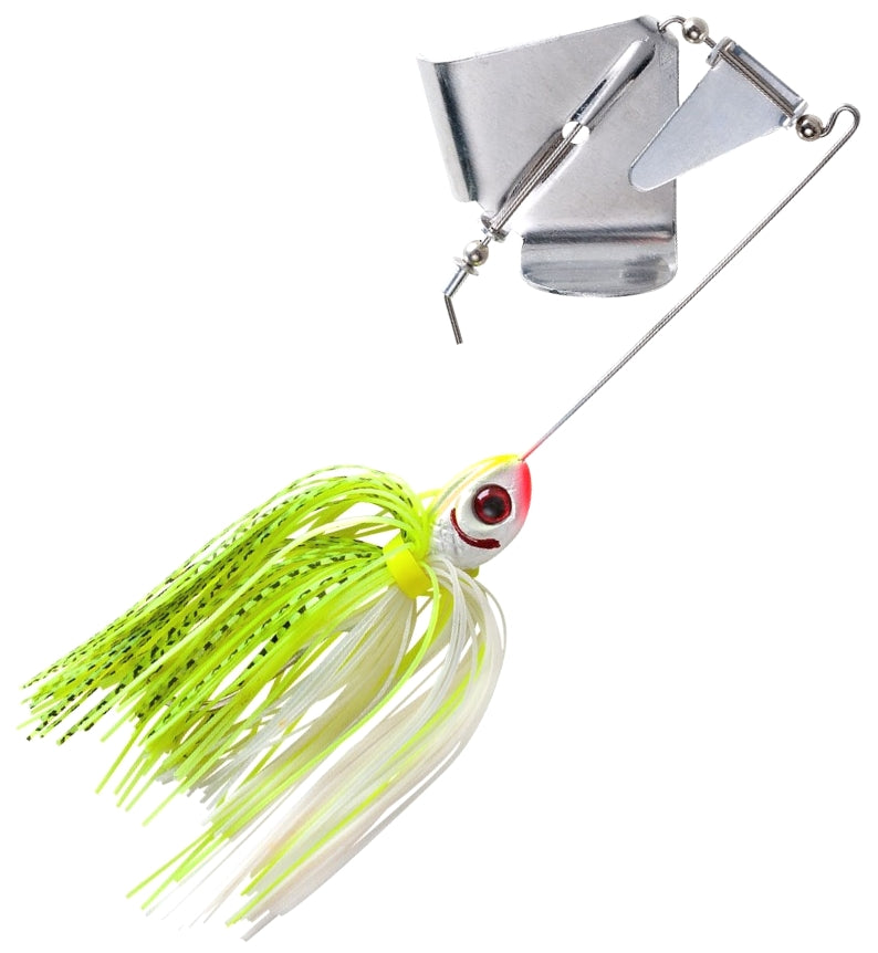 buzzbait fishing lure Booyah Buzz White Chartreuse Shad, 3/8-Oz