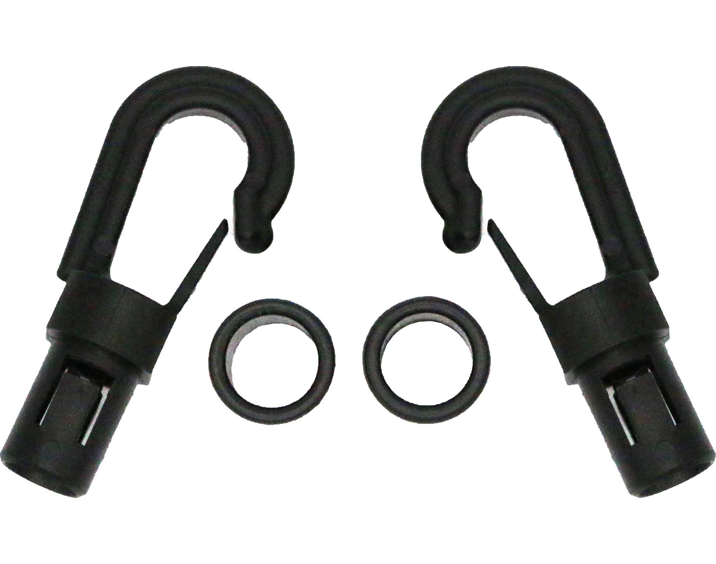 10 Stuks Shock Cord Haken – Heavy Duty Bungeehaken Voor Kajak, Camping, Trampoline En Fitness, Geschikt Voor Touw 3/16 Tot 1/4 Inch
