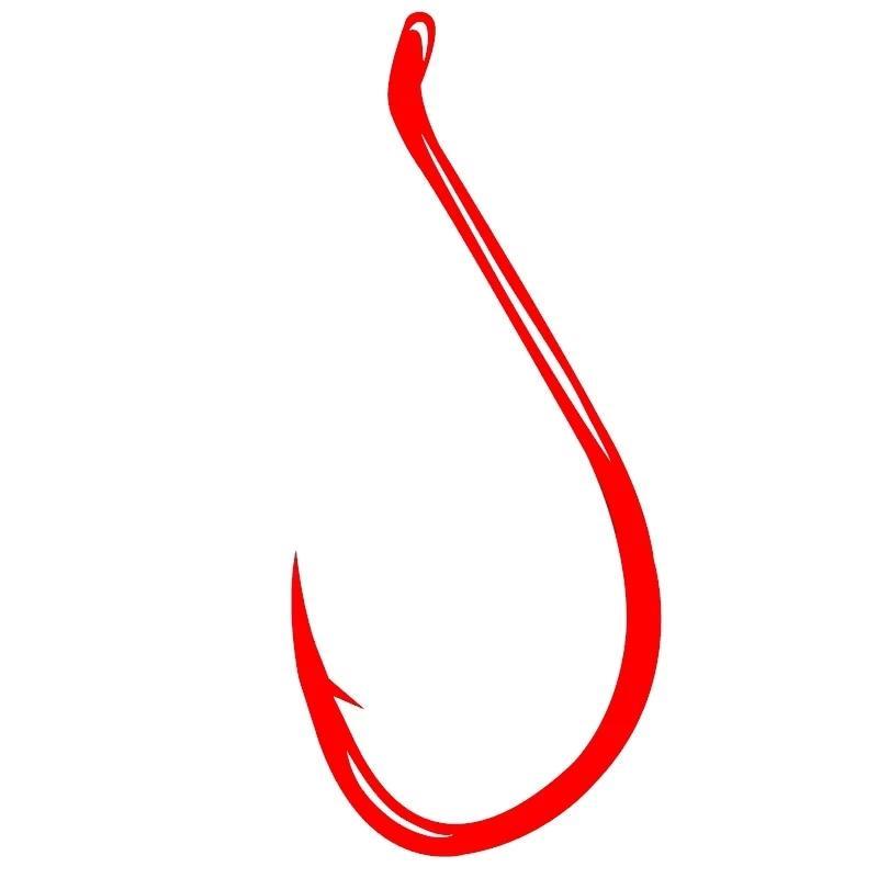 Gamakatsu Octopus Hooks - Red - 4/0 Gamakatsu Octopus Hooks - Red - 4/0