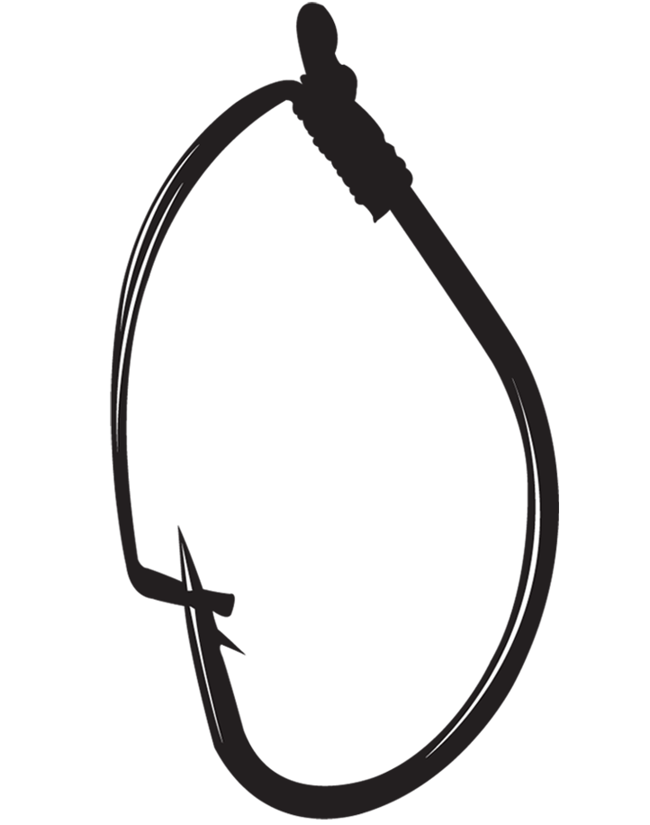 Gamakatsu 1/0 Split Shot Hook | Premium Fishing Hook For Anglers