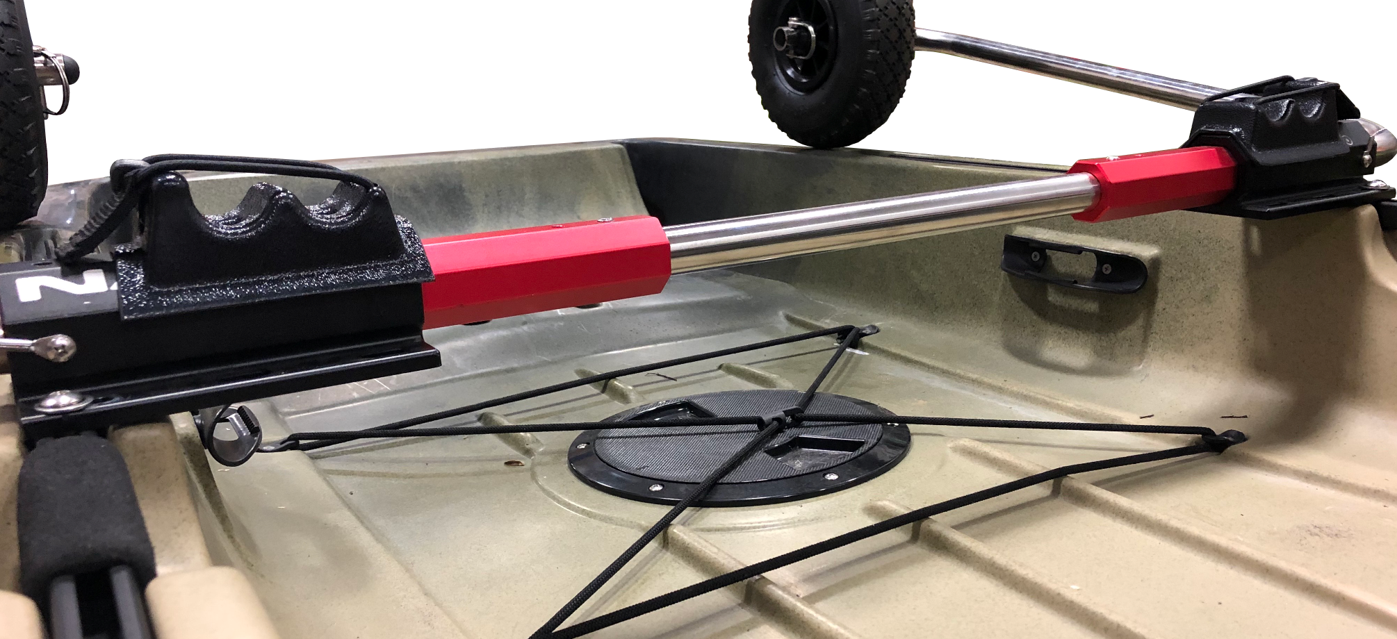 fishing rod holders for native kayak Native Watercraft Rod Butt Lay Over Mount Set for Sidekick (Double)