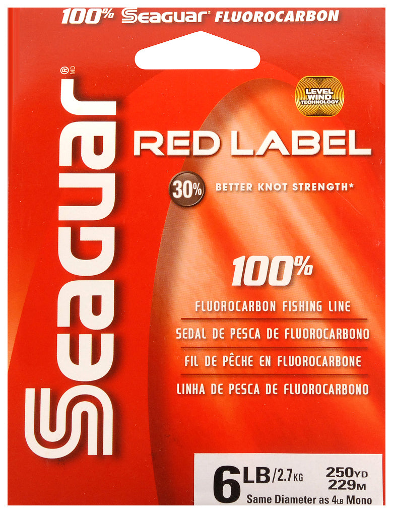 Seaguar Red Label Fluorocarbon Line (6 lb (250 YDS))