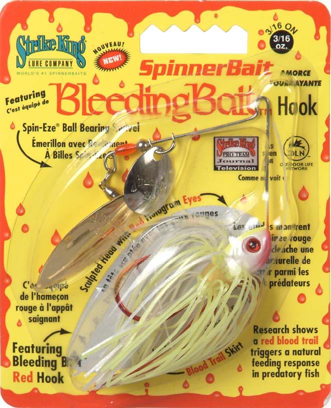 bleeding bait fish lures Strike King Bleeding Bait Spinnerbait - 3/8 oz