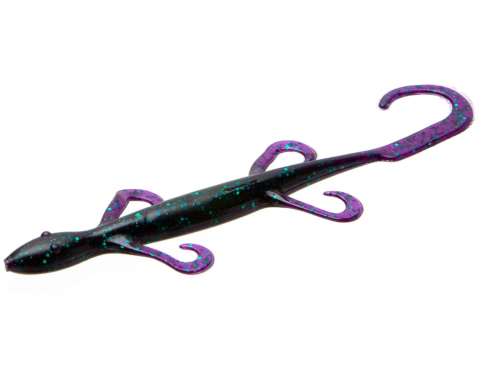 bass lizard lure Zoom 8" Magnum Lizard Junebug
