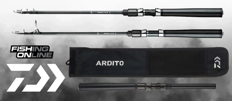 daiwa ardito reel Ardito-TR Casting 3-Piece Travel Rods — Discount Tackle Its high Ardito Daiwa Telescopic Trolling Rods