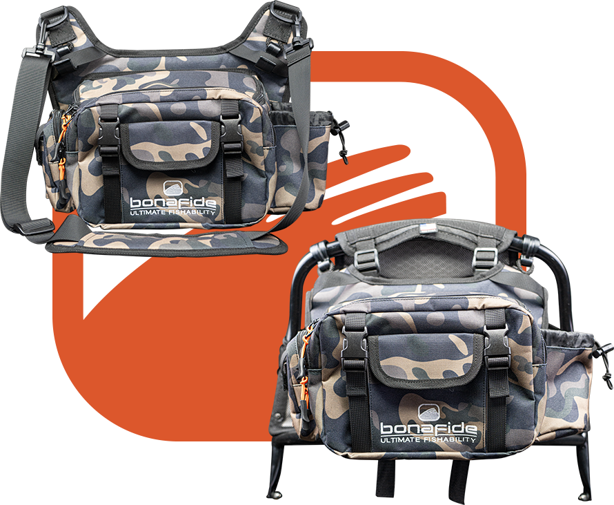 best tackle bag for bank fishing Bonafide Sideline Series Fishing Bags