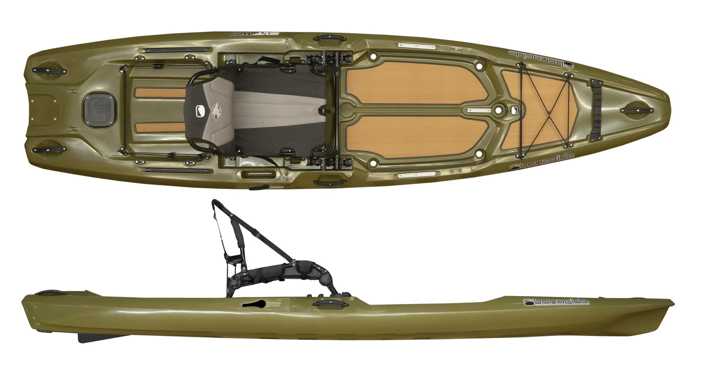 Bonafide Kayaks SKF117 Hybrid Fishing Kayak (olive)