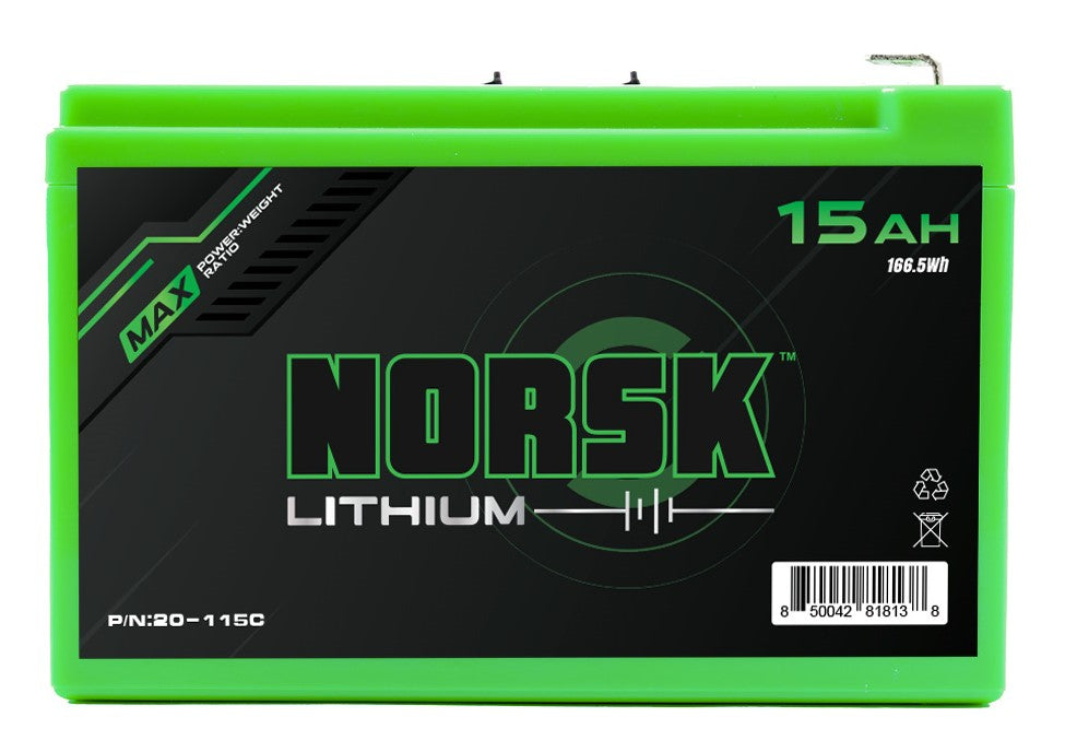 Norsk Lithium 15Ah Lithium-Ion Battery