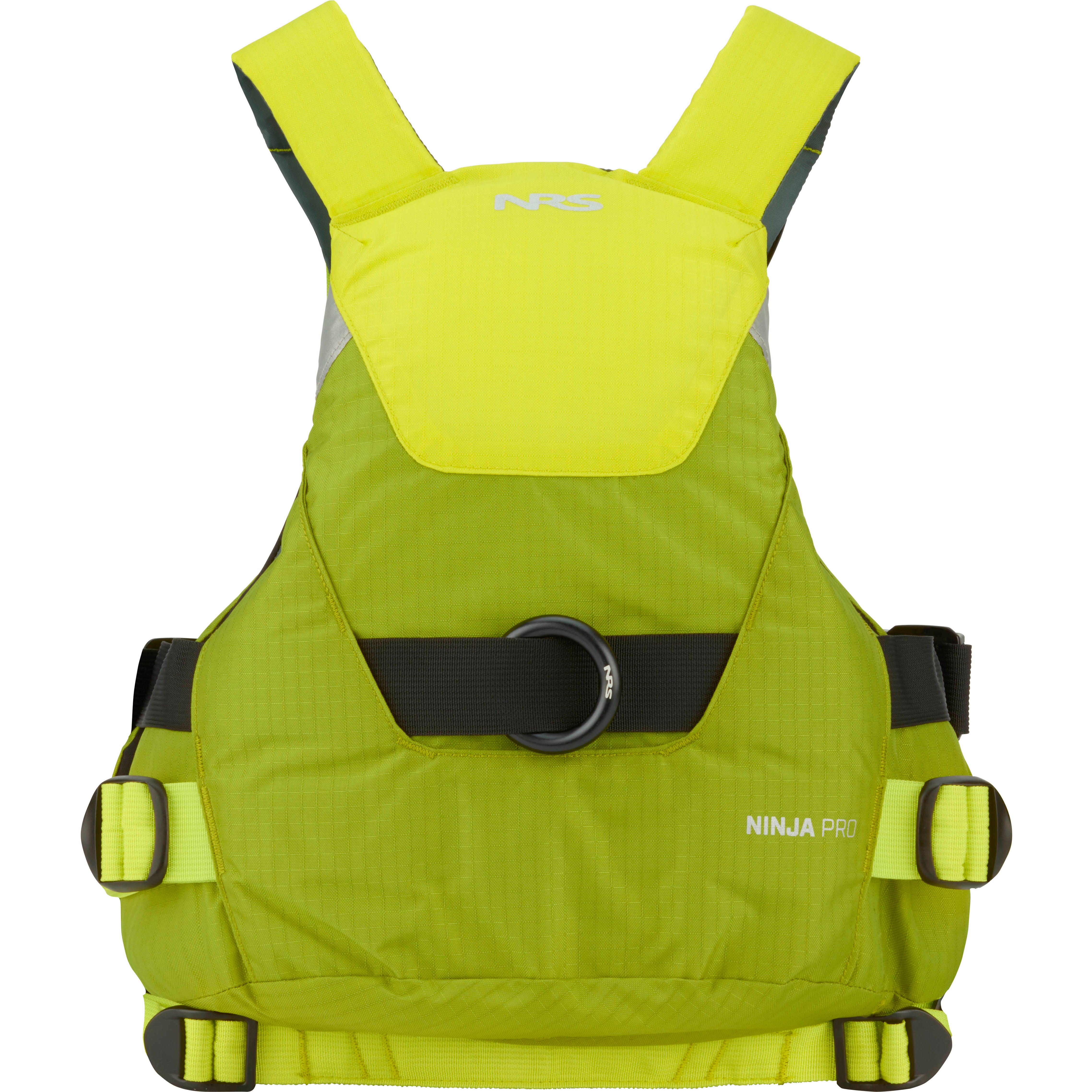 NRS Ninja Pro PFD – 2027 – Golden Lime - Back