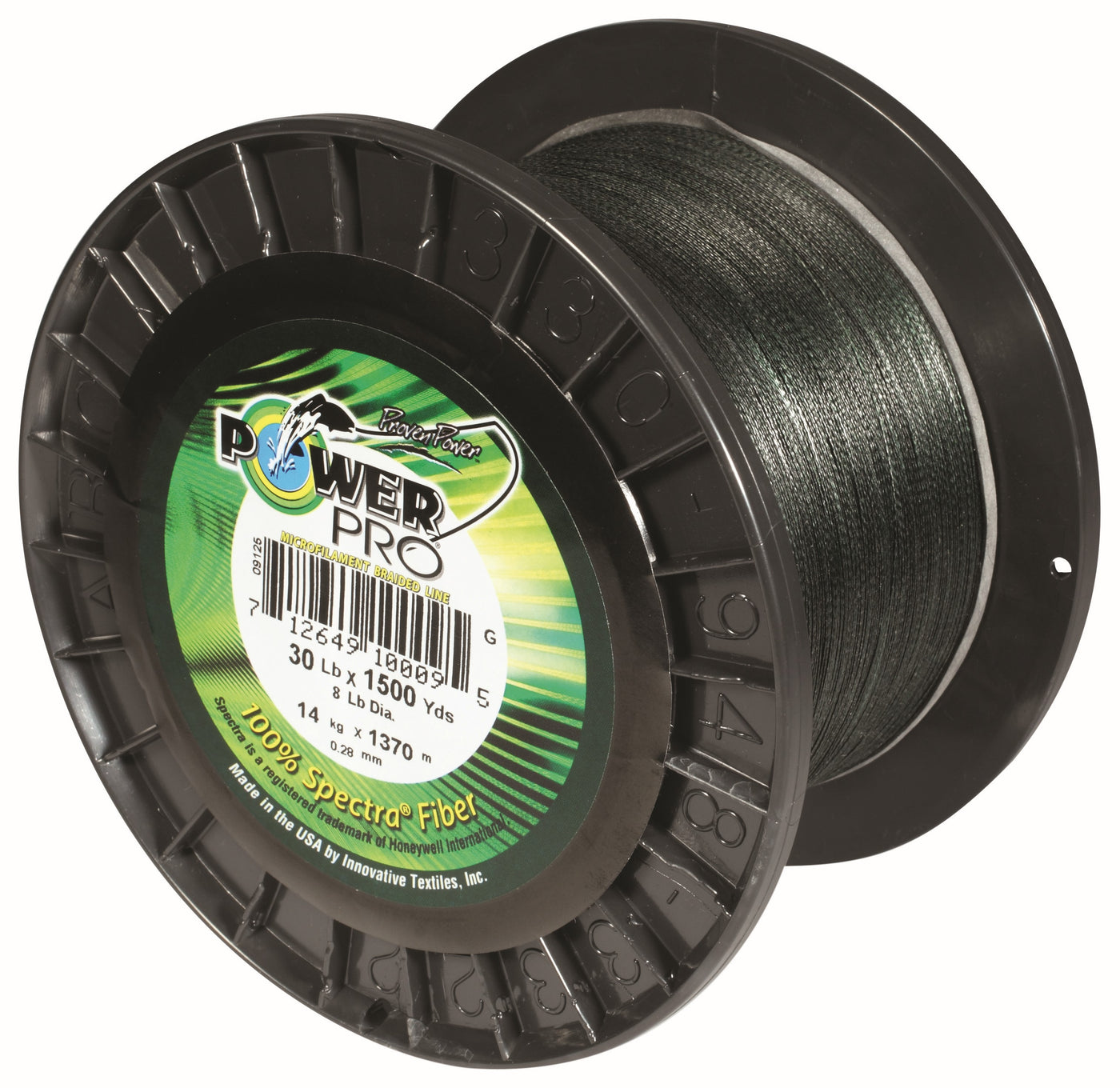 Power Pro Spectra Braided Fishing Line 200 Pounds 1500 Yards - Green