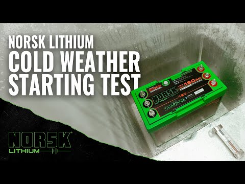 Starting a Marine Outboard Motor with a Frozen Cranking Battery