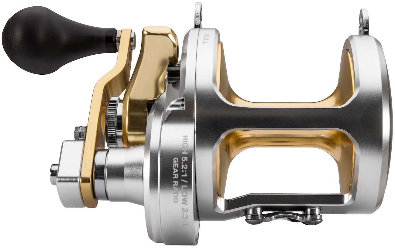 low gear shimano reels Shimano TAC25IIA Talica A Two-Speed Lever Drag Conventional Reel