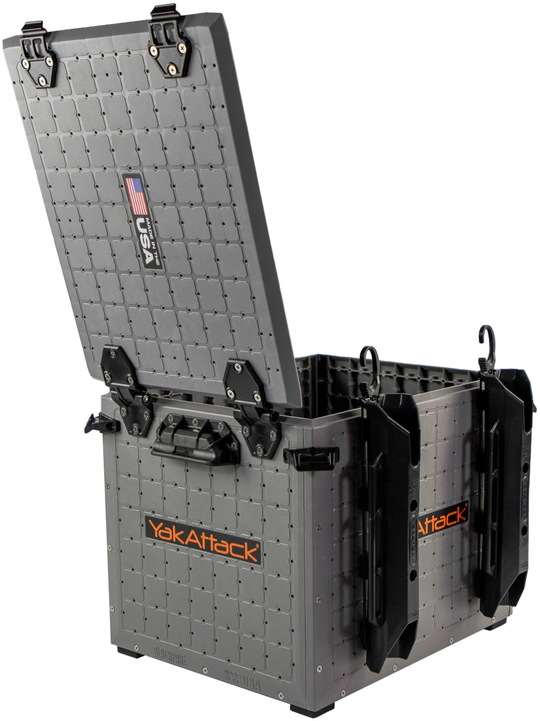 black box fishing scotty YakAttack BlackPak Pro Kayak Fishing Crate