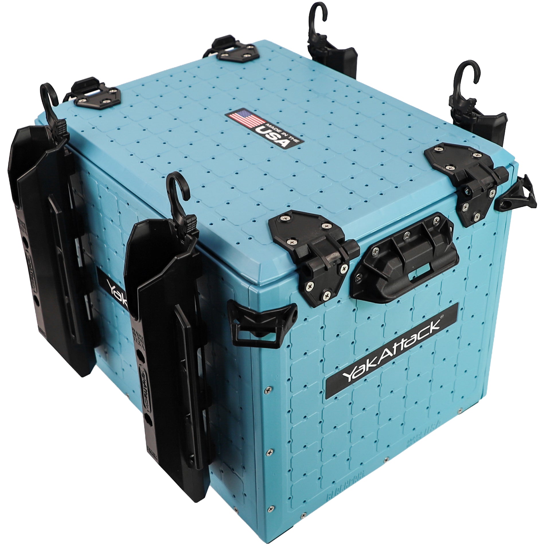 YakAttack BlackPak Pro Kayak Fishing Crate [13" x 16" Jetty Blue]