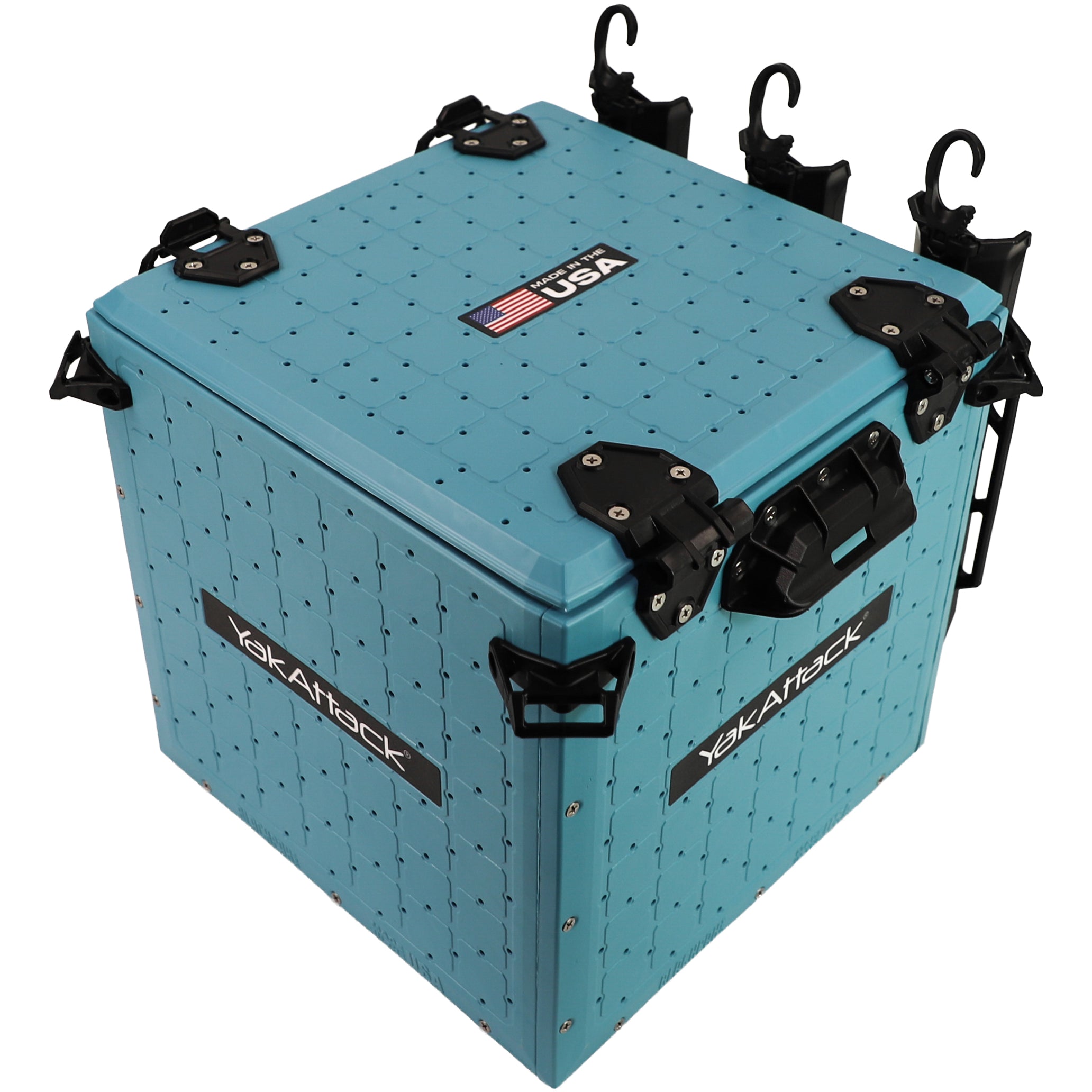 YakAttack BlackPak Pro Kayak Fishing Crate [13" x 13" Jetty Blue]
