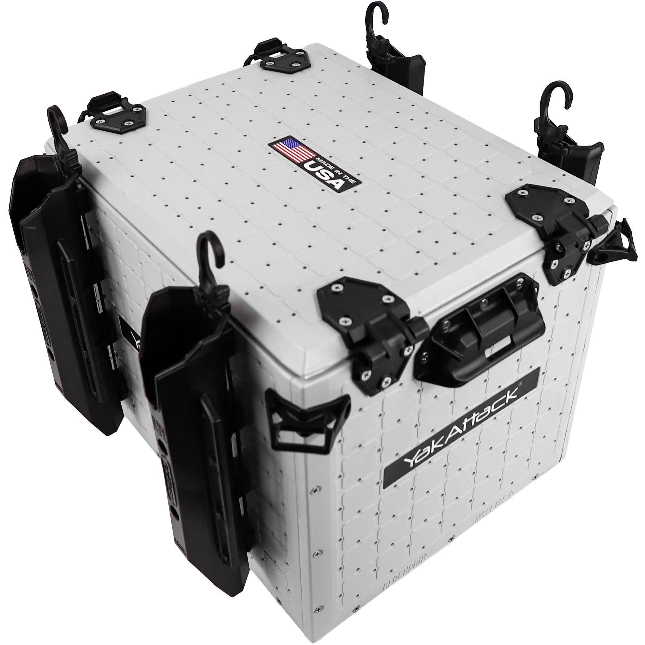 YakAttack BlackPak Pro Kayak Fishing Crate [13" x 16" Overcast Grey]