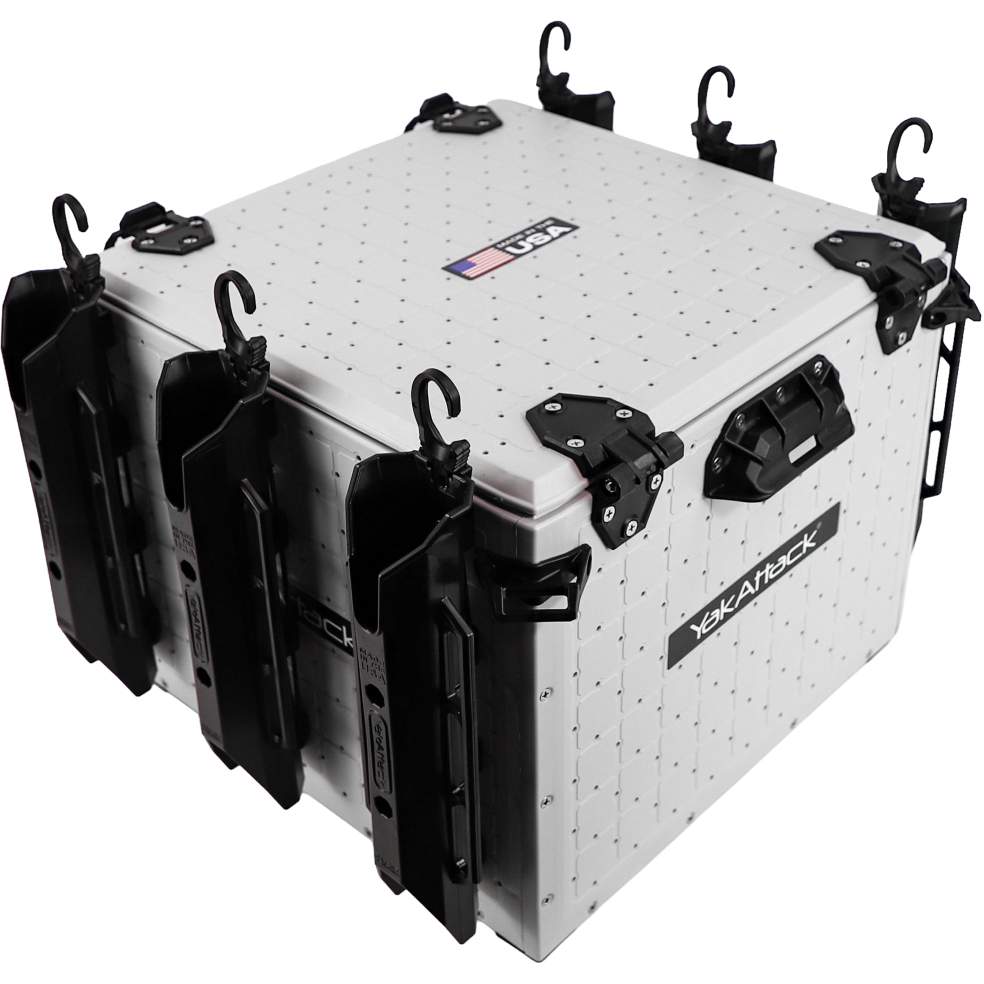 YakAttack BlackPak Pro Kayak Fishing Crate [16 x 16" Overcast Grey]