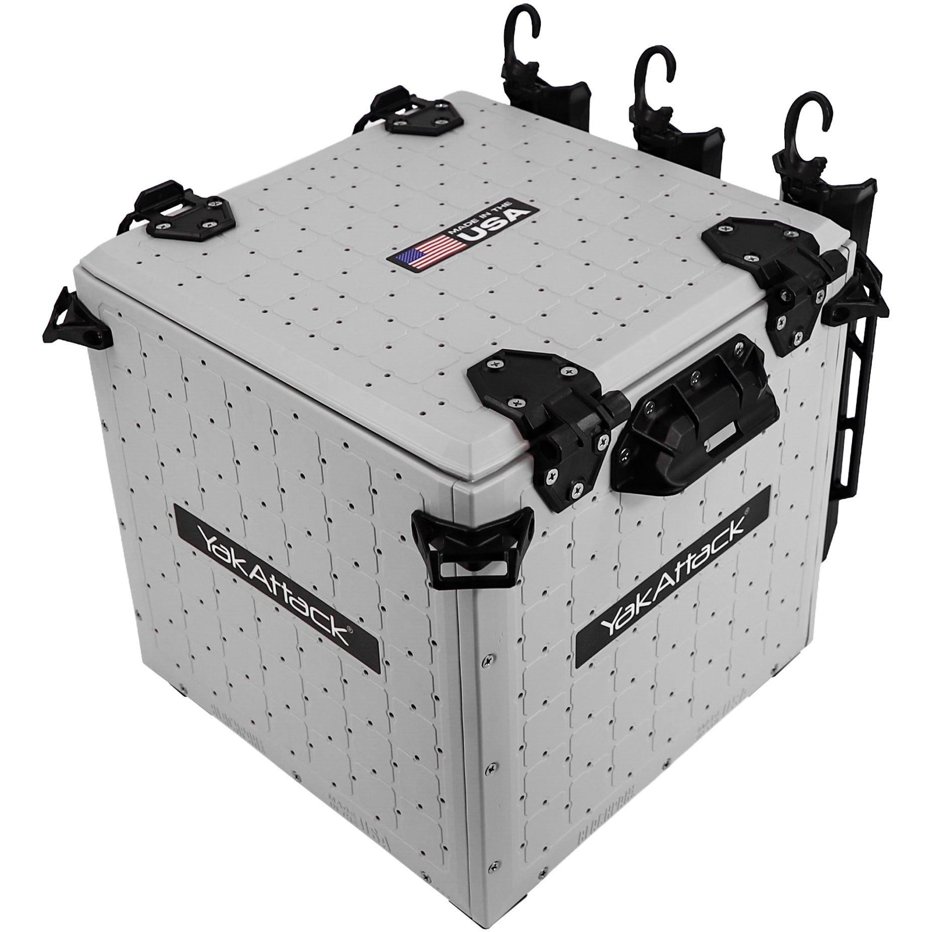 YakAttack BlackPak Pro Kayak Fishing Crate [13" x 13" Overcast Grey]
