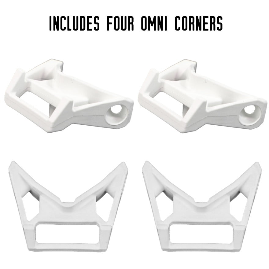 YakAttack BlackPak Pro ShortStak 4 Omni Corners – color upgrade kit - white