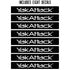 YakAttack BlackPak Pro ShortStak 8 Decals – color upgrade kit - white