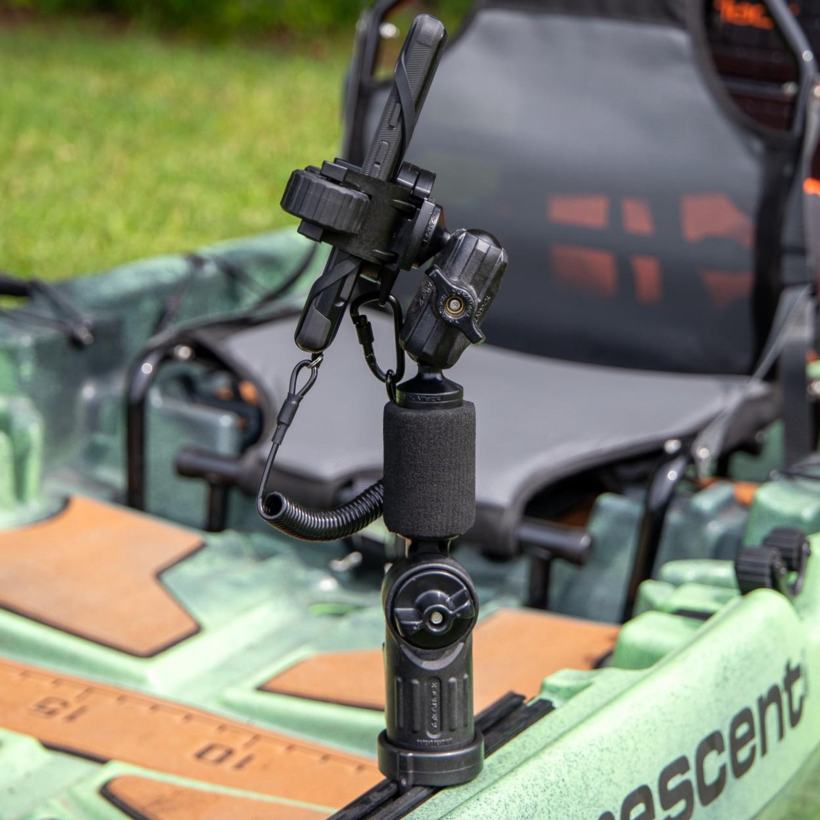 phone holder for fishing rod YakAttack RotoGrip Phone Holder Mount for Kayaks
