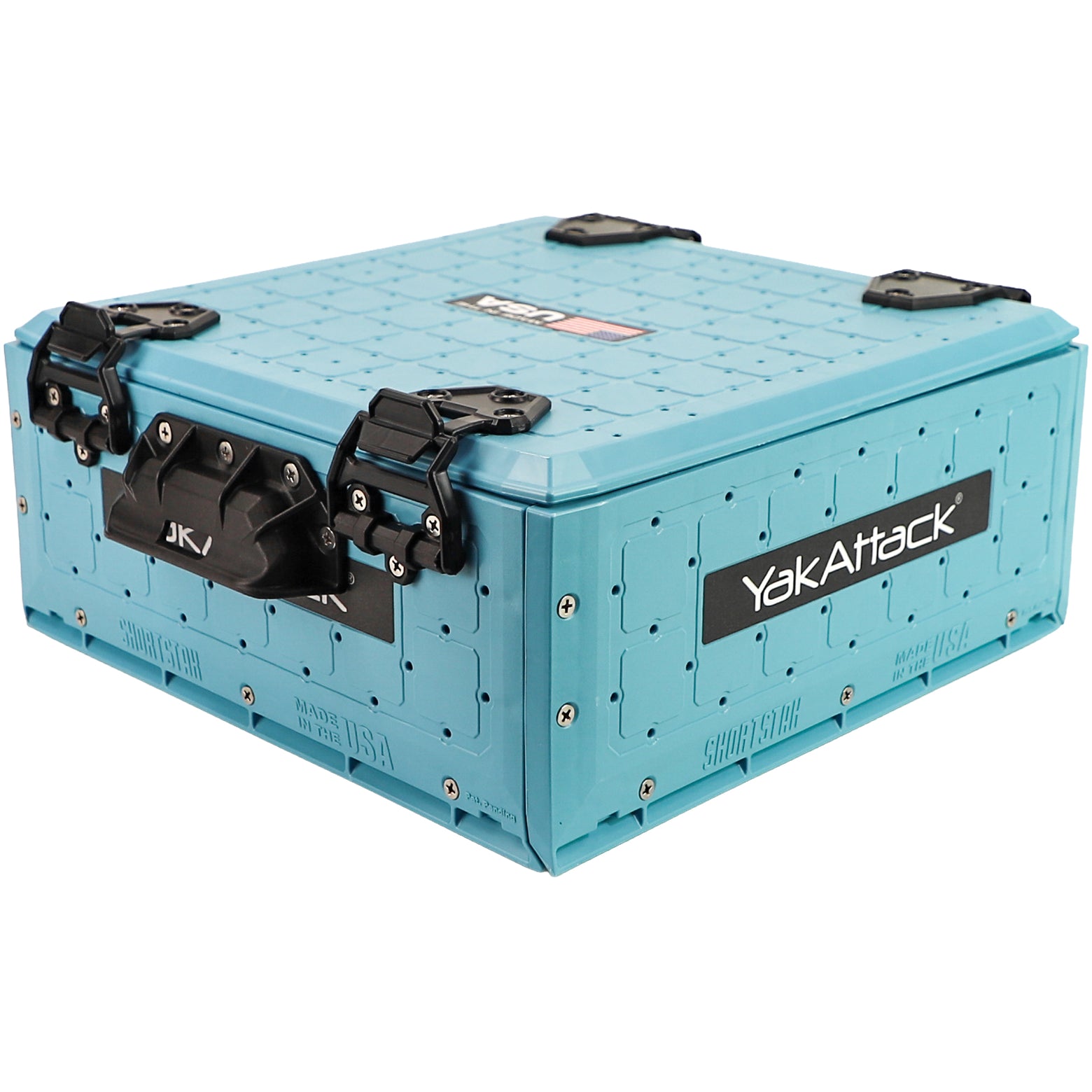 YakAttack ShortStak SOLO Storage Box 13x13 Jetty Blue