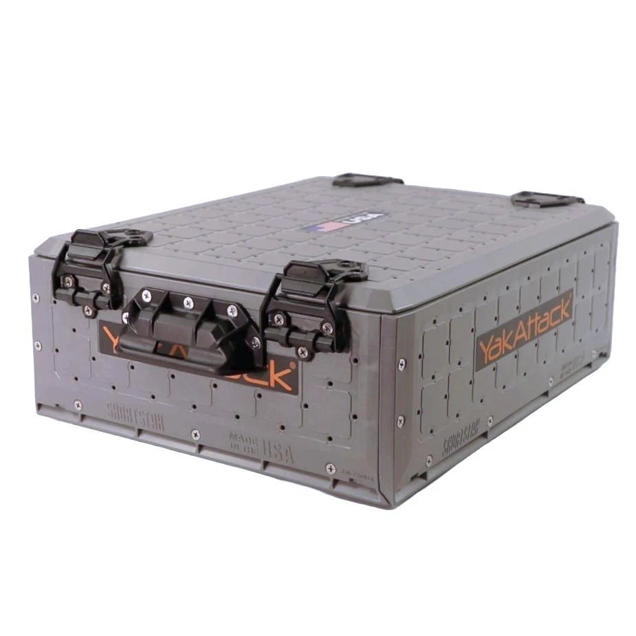 YakAttack ShortStak SOLO Storage Box 13x16 Battleship Grey