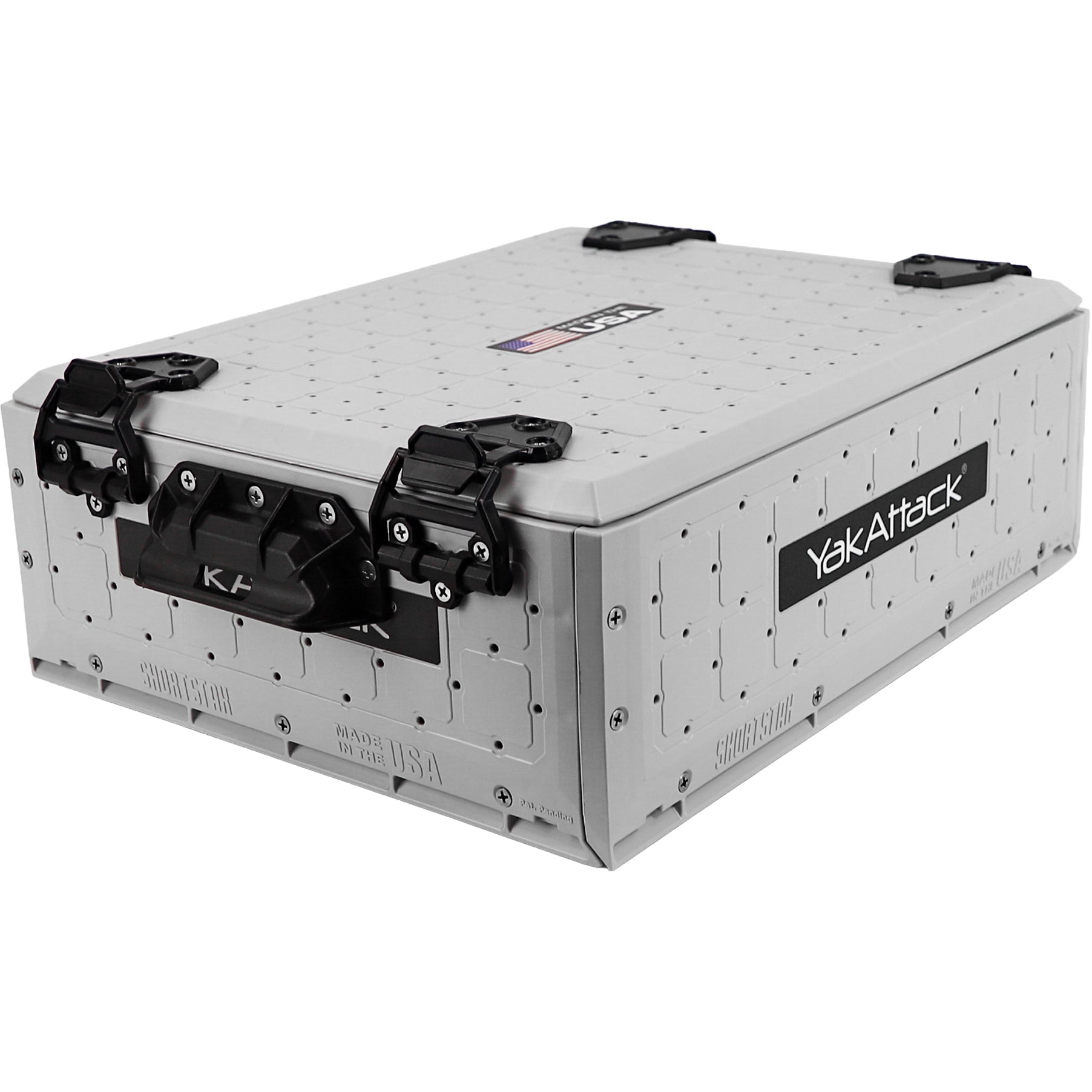 YakAttack ShortStak SOLO Storage Box 13x16 Overcast Grey