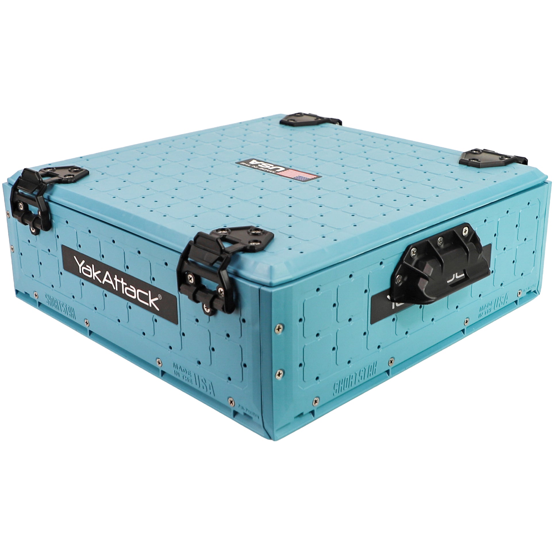 YakAttack ShortStak SOLO Storage Box 16x16 Jetty Blue