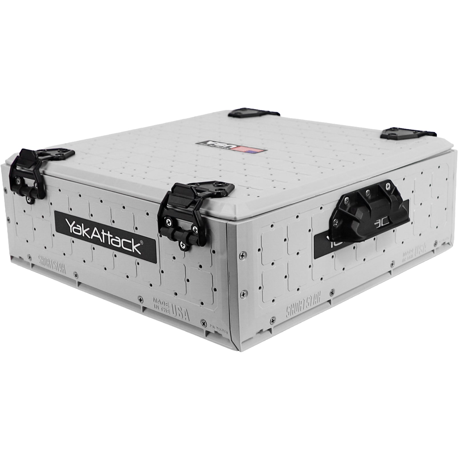 YakAttack ShortStak SOLO Storage Box 16x16 Overcast Grey