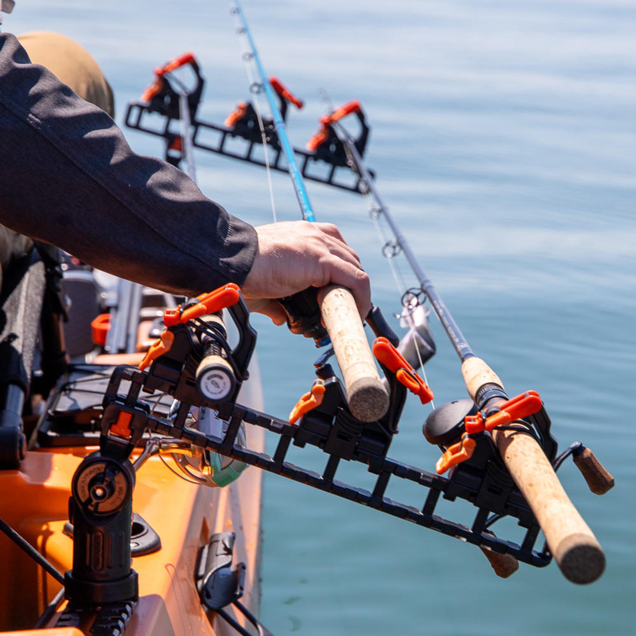 best fishing pole storage Stillwater Rack or fishing cabins Ghosthorn 360 Degree Rod Holder
