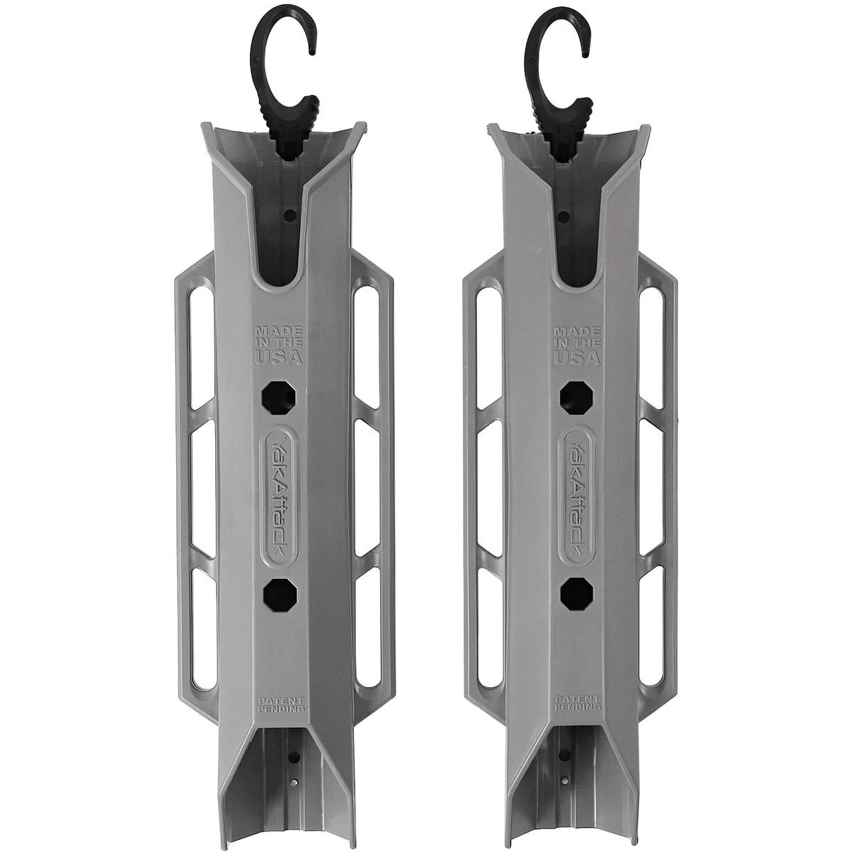 YakAttack TetherTube Rod Holder [Two Pack Battleship Grey]