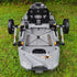 YakAttack TowNStow Wheelie Bar with BeadLoc Wheels – on top of kayak stored front view