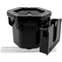 YakAttack Cup Holder Pro Trash Trap Lid with Side Pocket – Black
