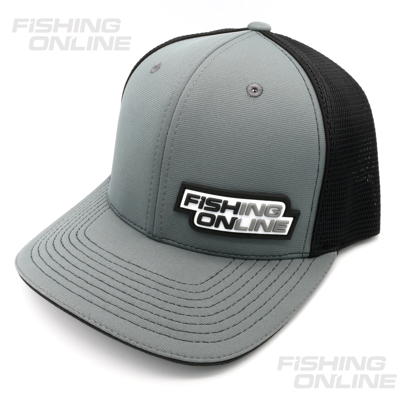 Fishing Online Flexfit Hat S/M Charcoal/Black