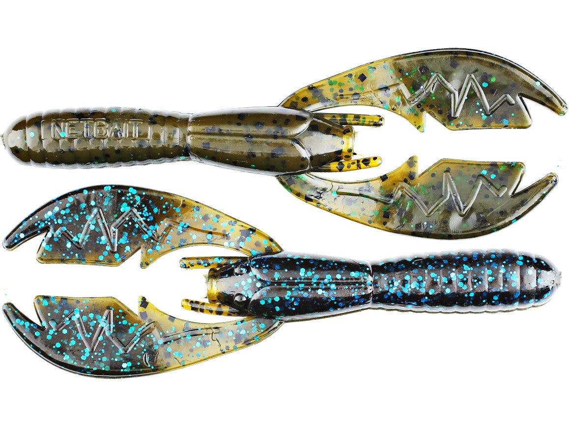 NetBait Paca Craw Fishing Bait - Hollow Body Design With Action Claws For Bass & Freshwater Fishing