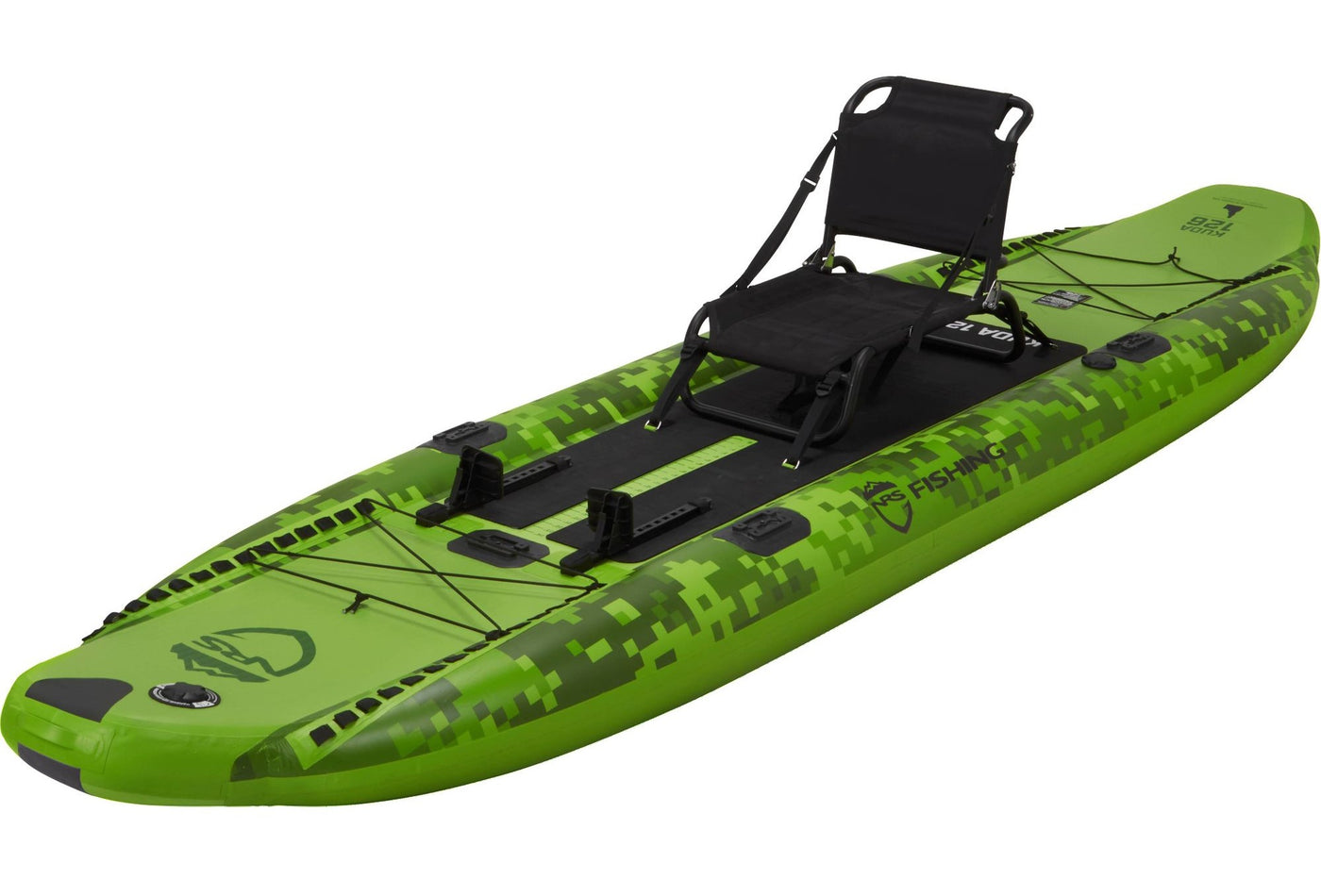 NRS Kuda Inflatable Sit-On-Top Kayak Lime, 12ft 6in