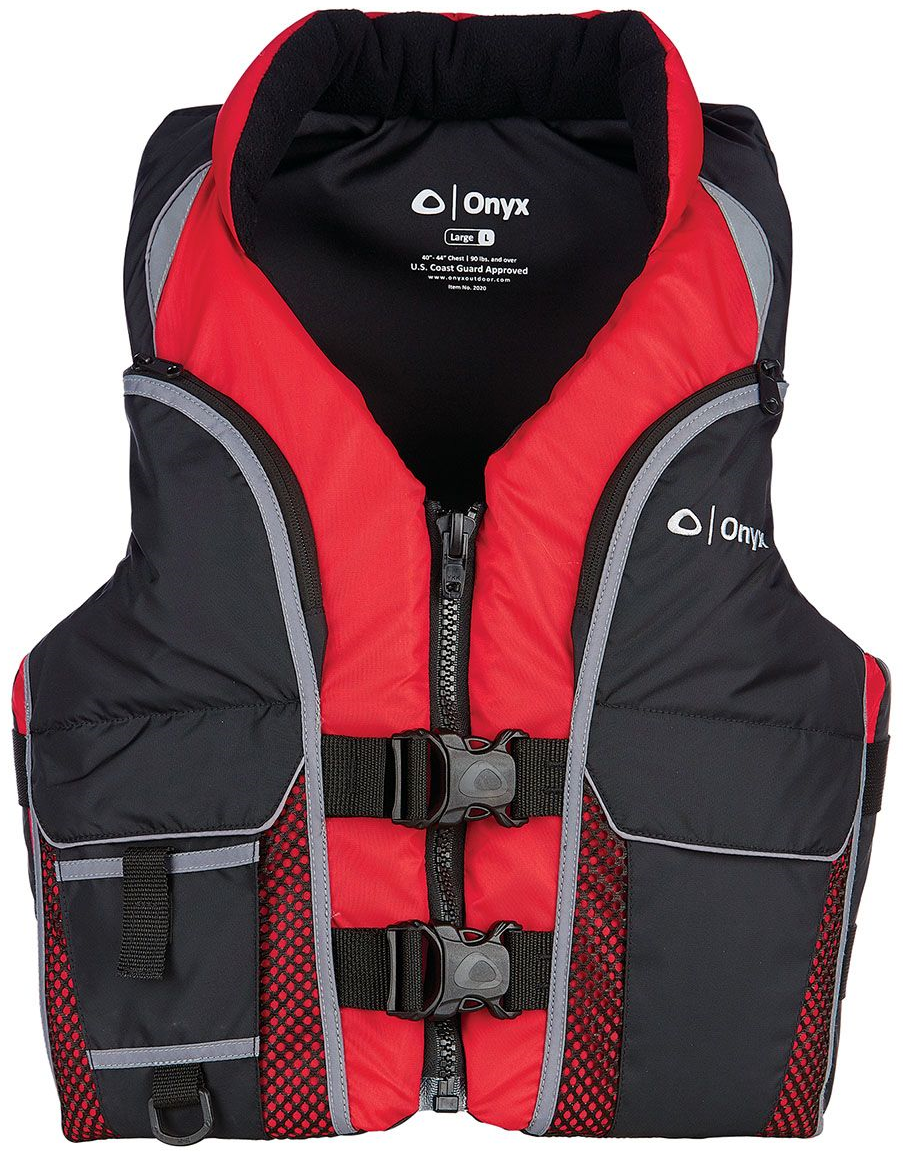 Onyx - adult Select Life Jacket - Red Large
