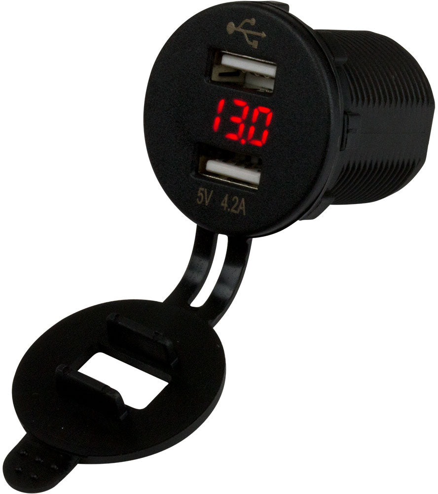 Power Socket Round Usb Round Dual USB Power Socket | Fishing Online