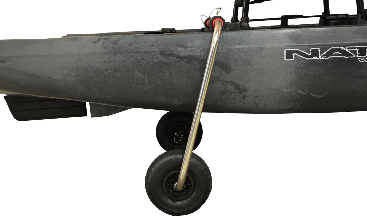 Native Kayak Rudder Sidekick Wheel Systems for Bonafide and Native Kayaks