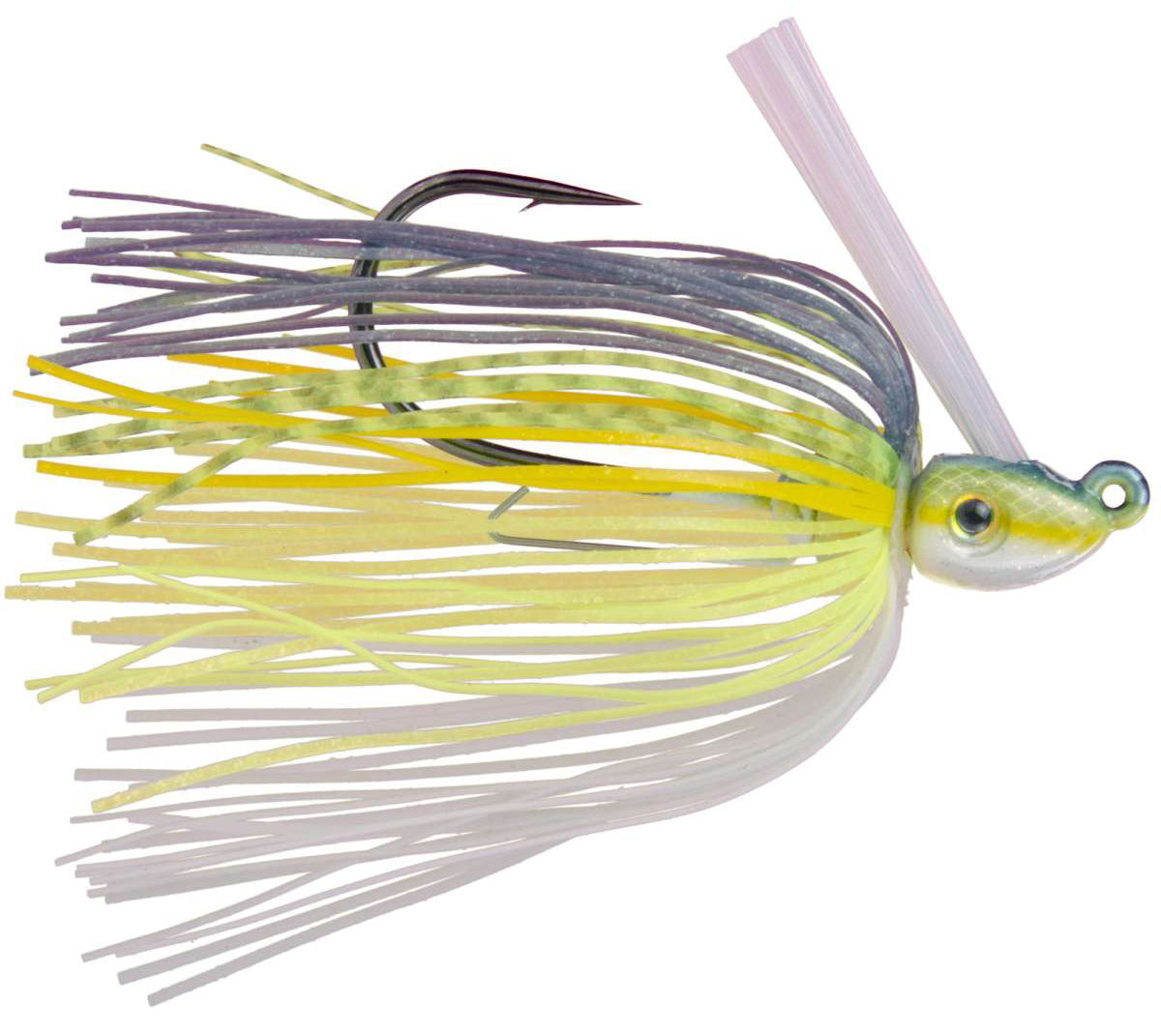 Strike King Hack Attack Heavy Cover Swim Jig - 3/8 oz / Chartreuse Sexy Shad