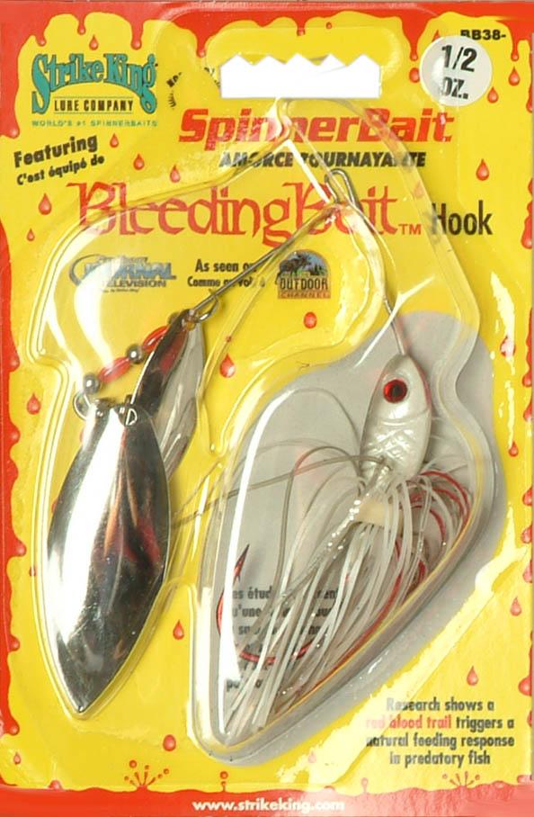 fish king lures Strike King Bleeding Bait Spinnerbait 3/8oz Bleeding Fire Tiger